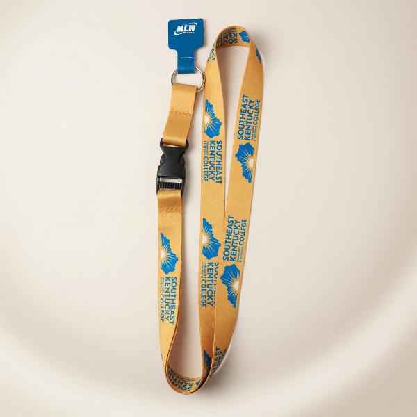 Lanyard 3/4" Sublimated Gold; $6.99