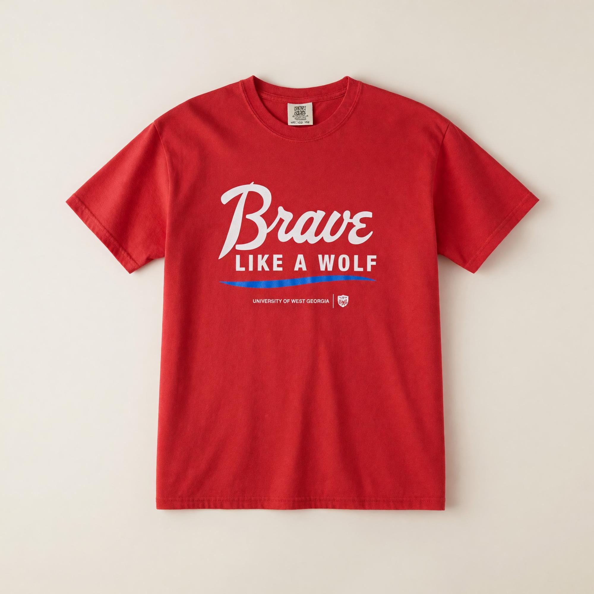 Variant 2 of 6 for BRAVE LIKE A WOLF LOGO COMFORT COLOR T-SHIRT