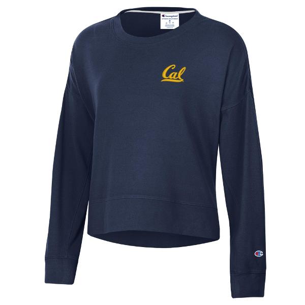 Women's Sueded Crew Cal Logo; $69.99