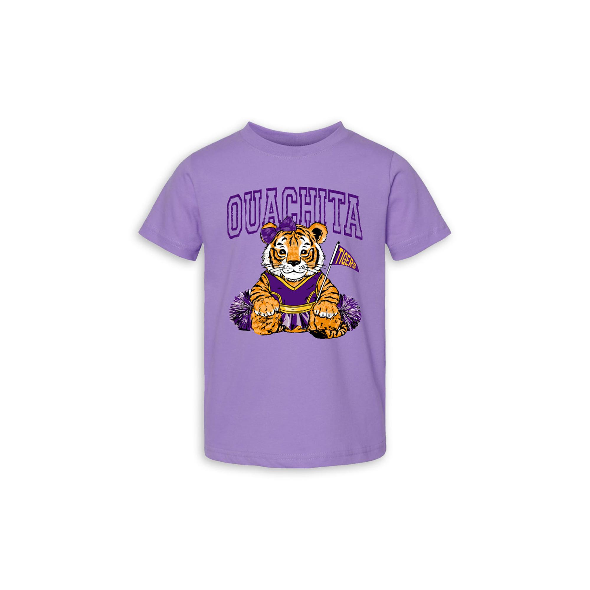 Product image 1 of 2 for Ouachita Cheerleader Bear Elevated Short Sleeve Shirt