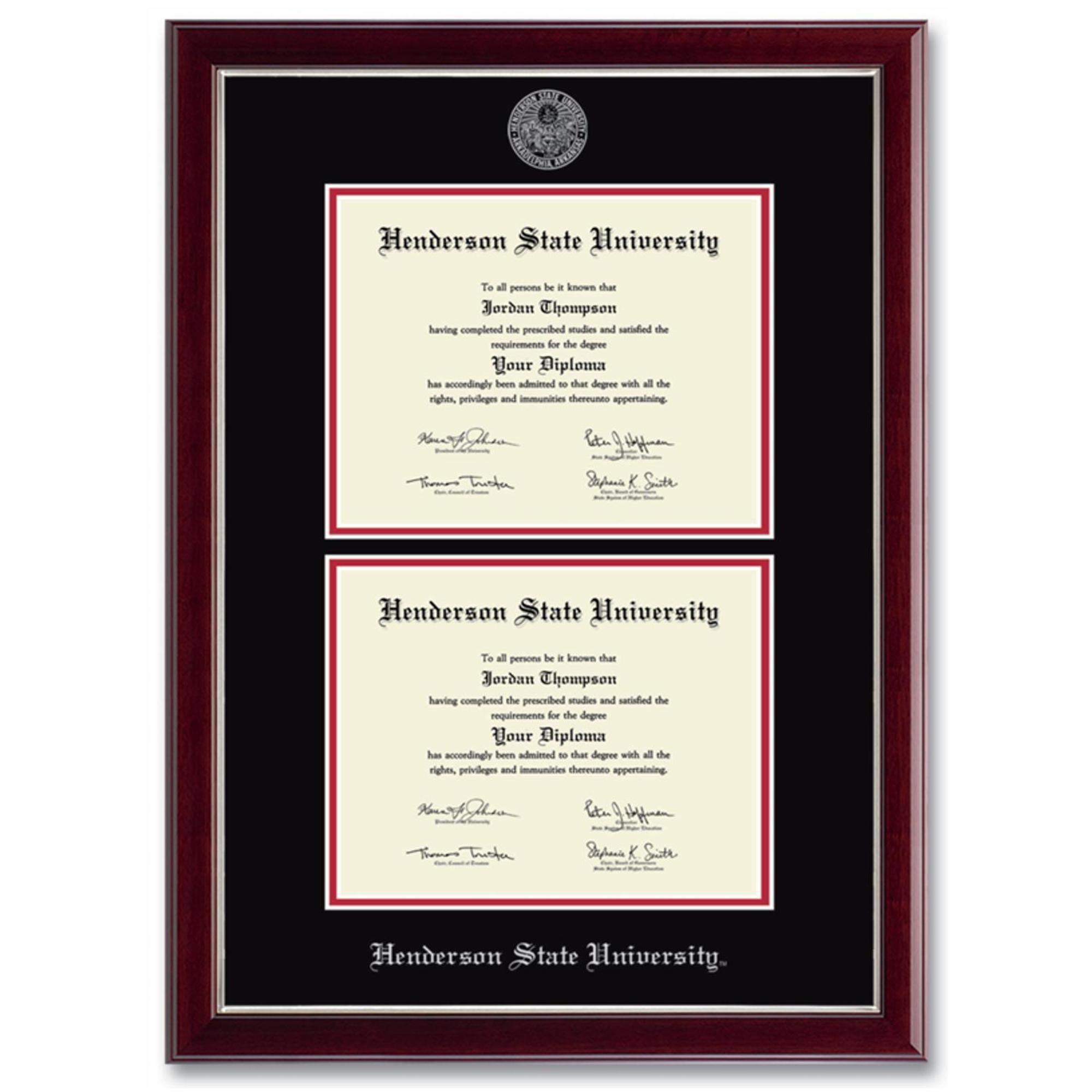 Product image 1 of 1 for Henderson State Double Diploma Frame
