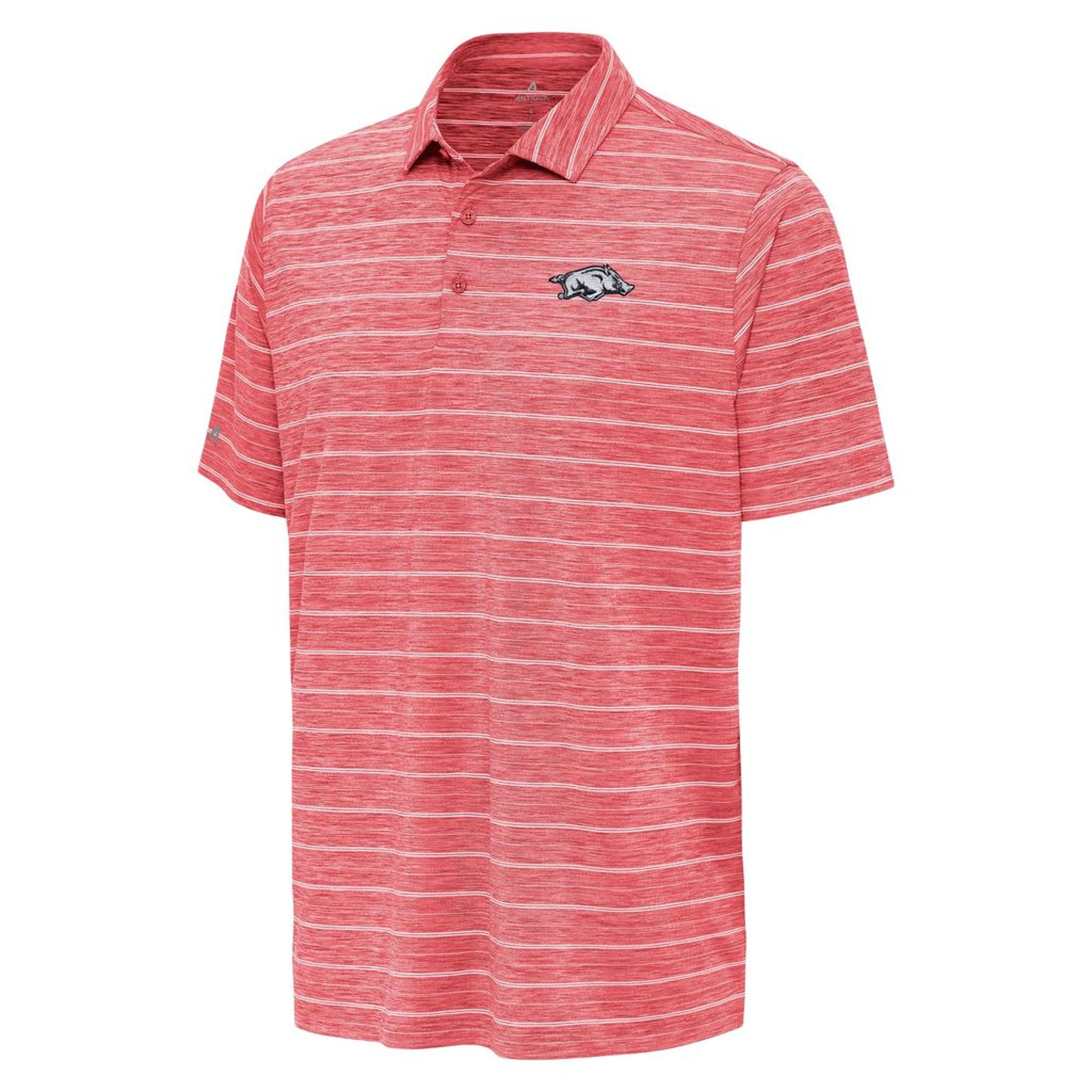 image of: Arkansas Razorbacks Measure Stripe Polo