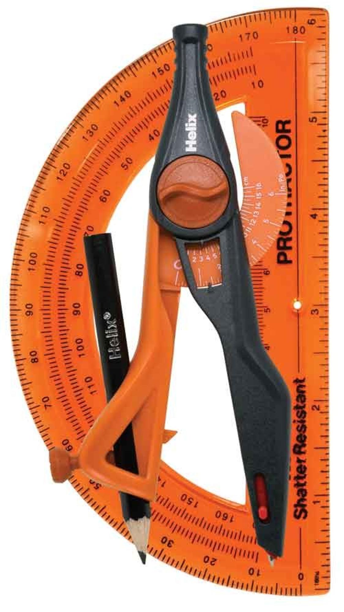 Product image 1 of 1 for COMPASS & PROTRACTOR SET