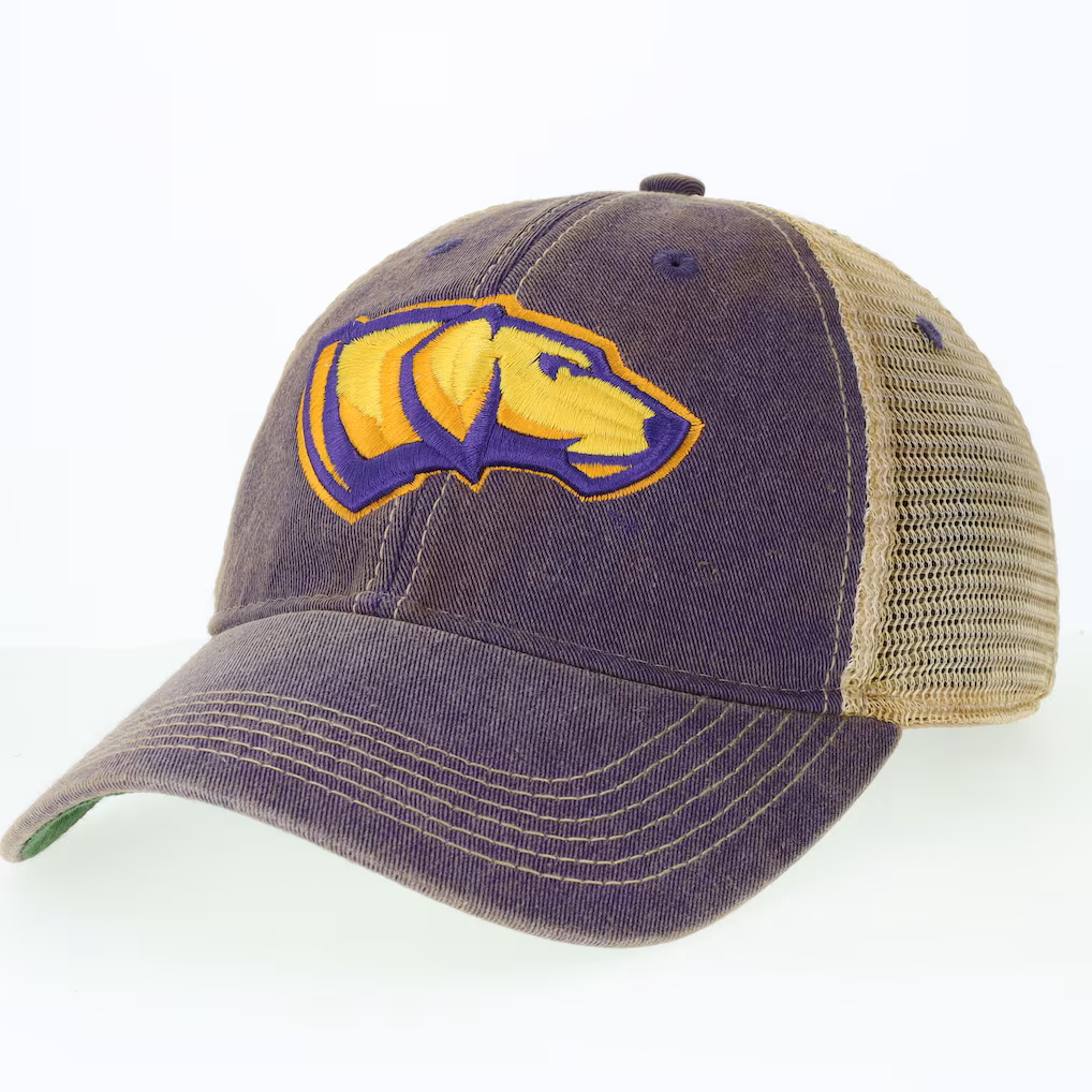 Product image 1 of 1 for University of Wisconsin Stevens Point Old Favorite Adjustable Mesh Back Hat, Purple