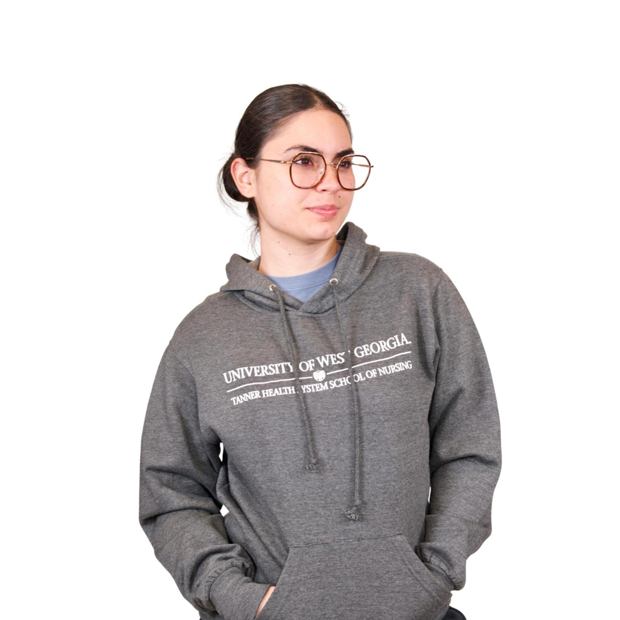 Product image 2 of 4 for COLLEGE OF NURSING SHIELD LOGO FUNDAMENTAL FLEECE HOOD