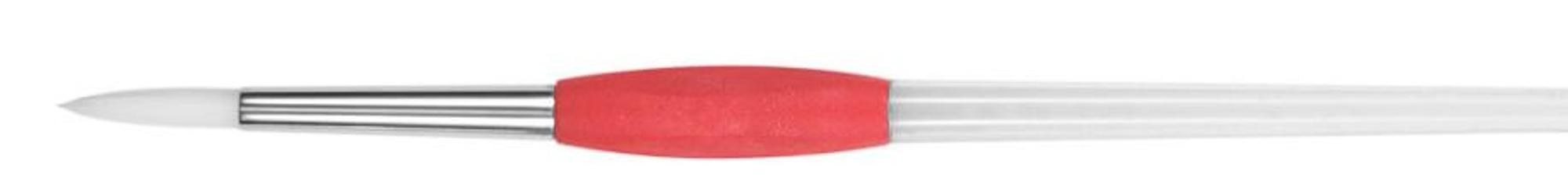 image of: Red Hat 6550 Sliding Grip White Synthetic Short Handle Brushes