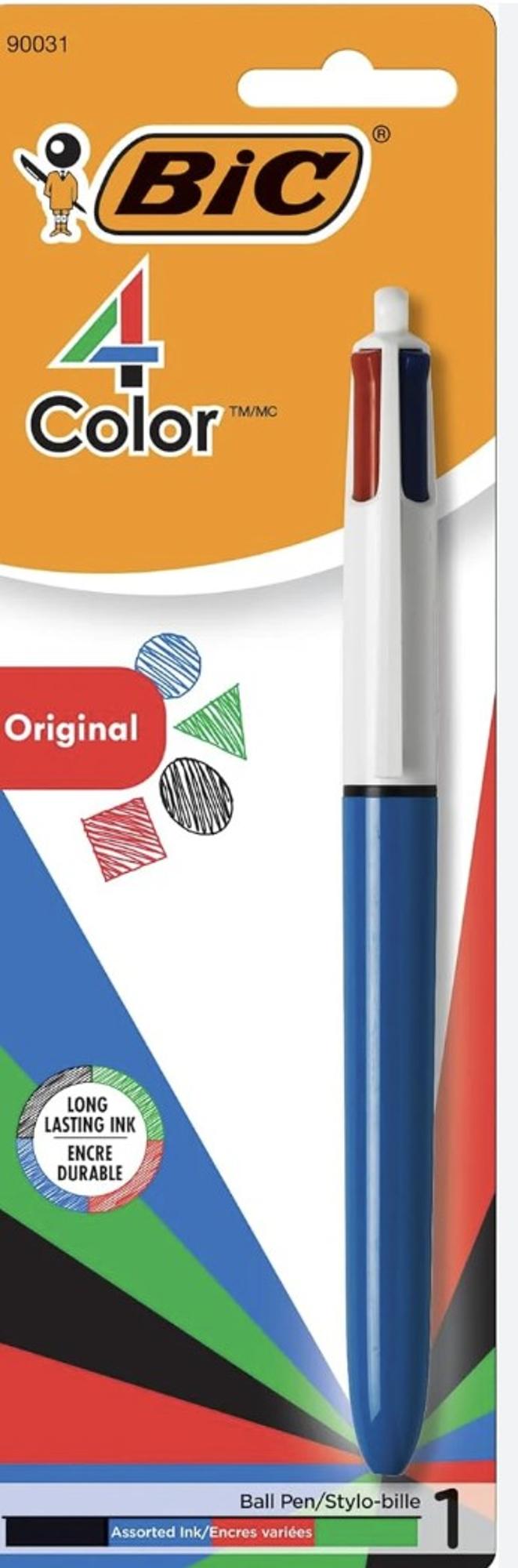Product image 1 of 1 for BIC 4 COLOR SMOOTH DROP 1PK