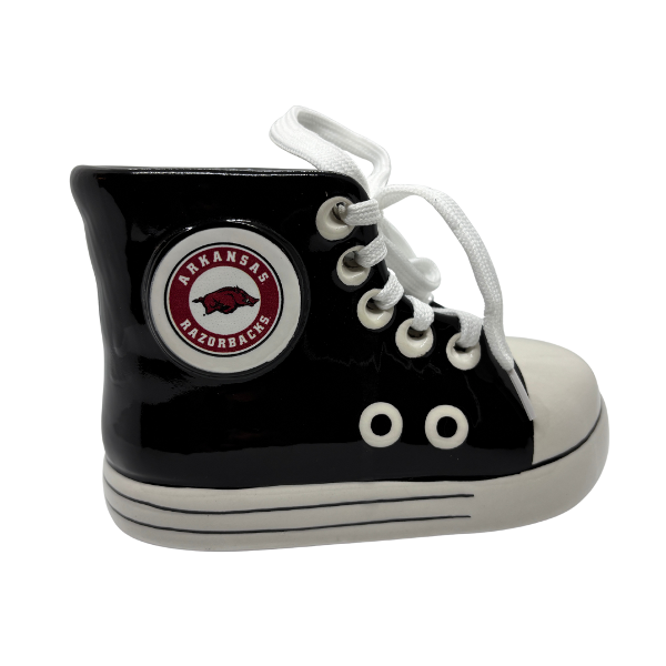 Arkansas Razorbacks Ceramic Shoe Bank; $14.99