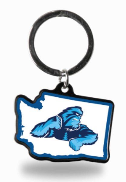 SCC WASHINGTON SHAPE KEYCHAIN; $9.99