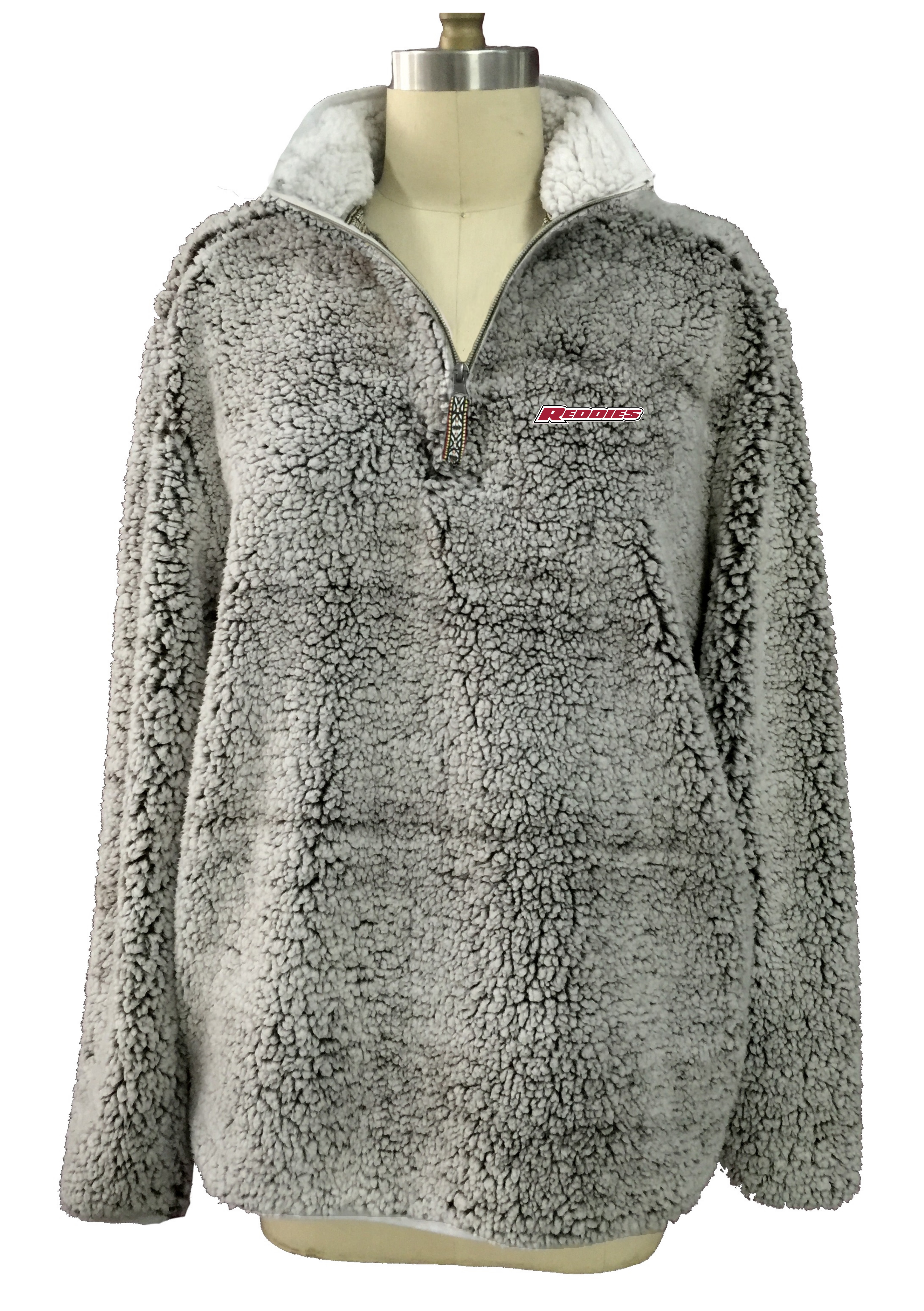 image of: Reddies Heathered Sherpa Quarter Zip