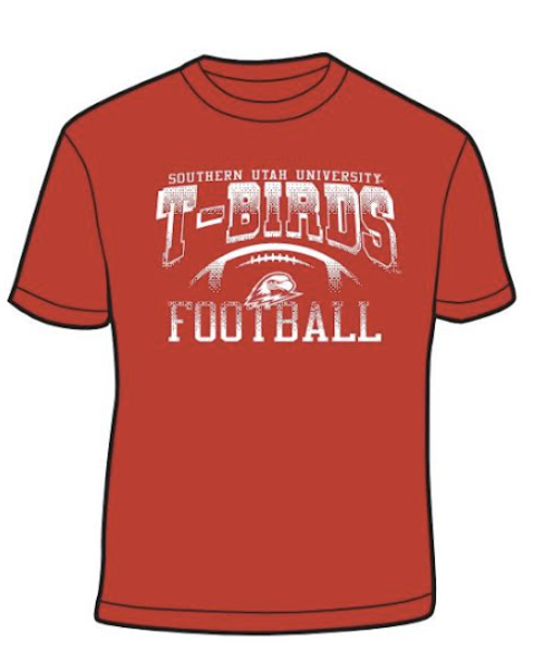 CI SPORT TEE RED FOOTBALL COMBINE; $19.99
