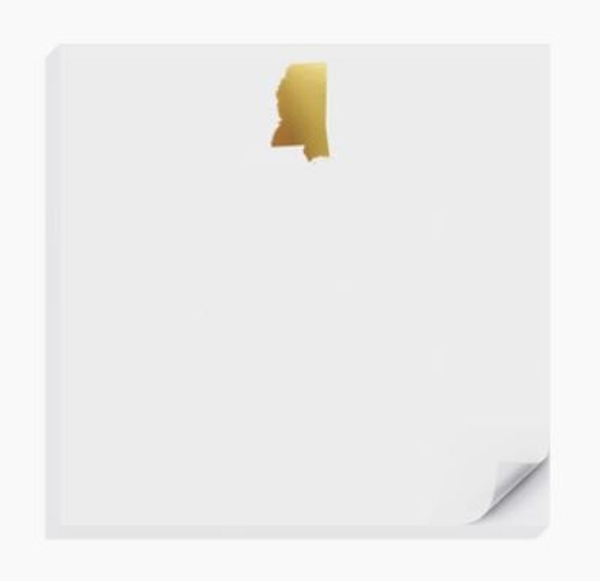 image of: Mississippi Charmpad Notepad 4x4