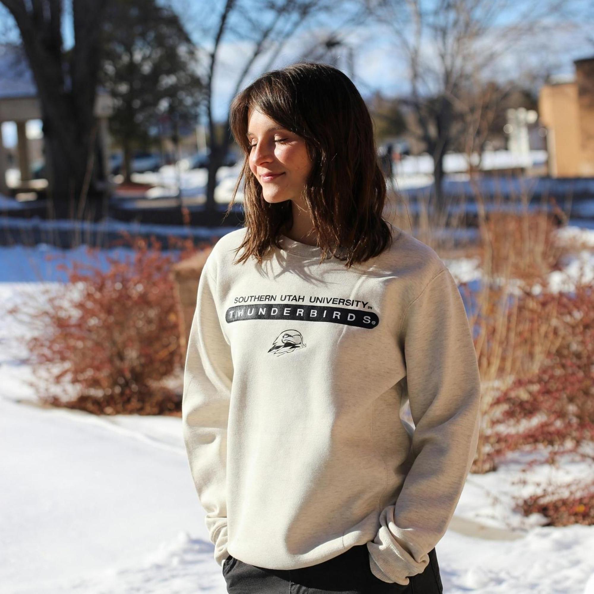 Product image 2 of 2 for CI Sport Oatmeal Southern Utah Thunderbirds Thor Crewneck