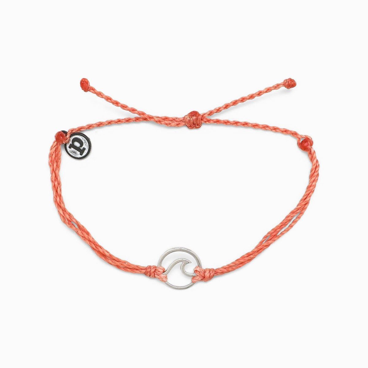 Product image 1 of 1 for Pura Vida Silver Wave Bracelet Salmon