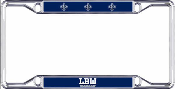 LBW LICENSE PLATE FRAME; $22.99