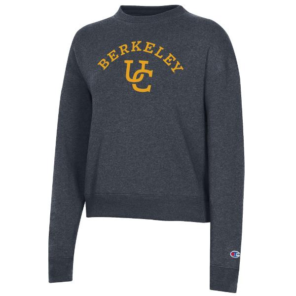 Women's Triumph Fleece Crew Berkeley Over UC Logo; $59.99