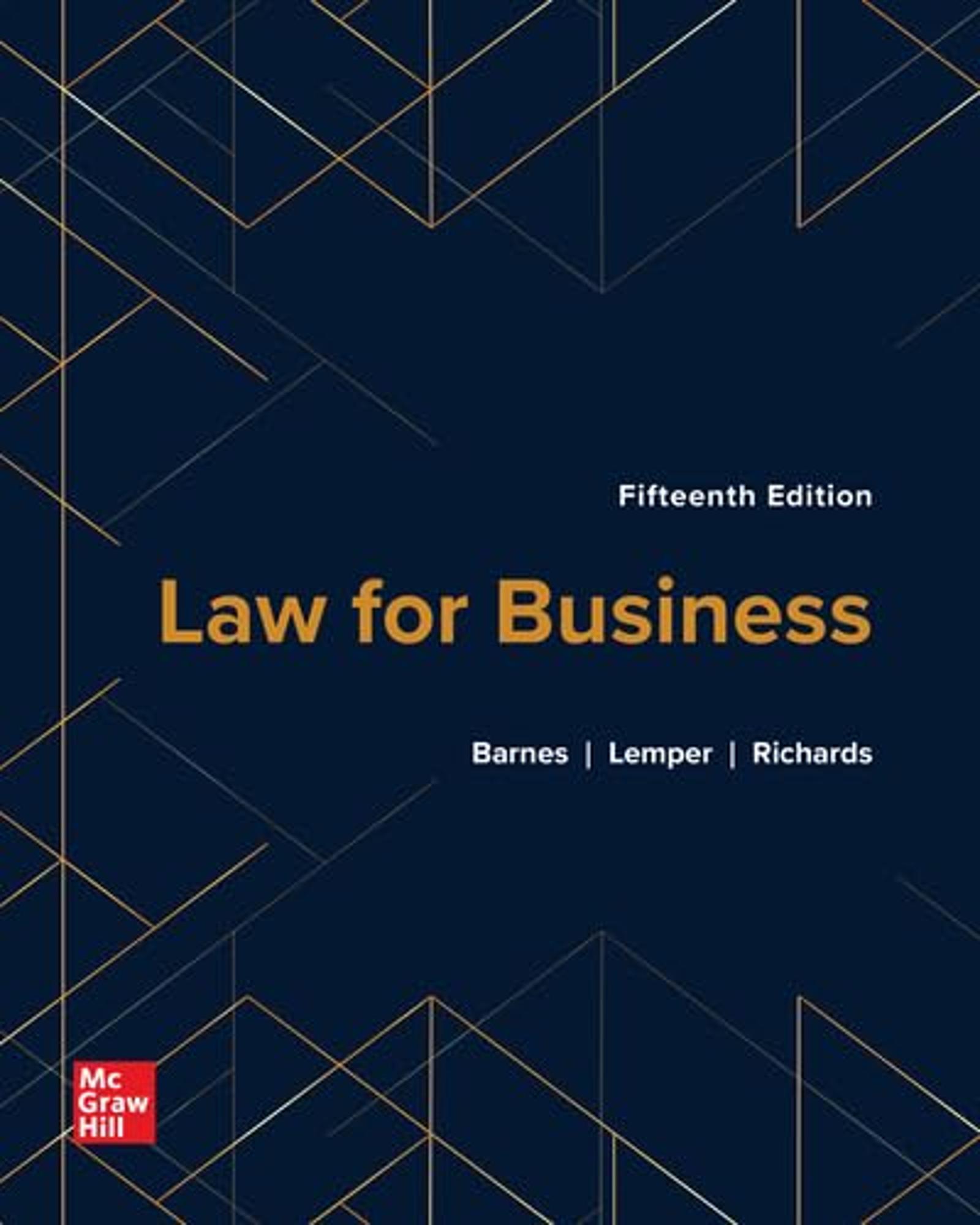 Cover image for Loose Leaf for Law for Business