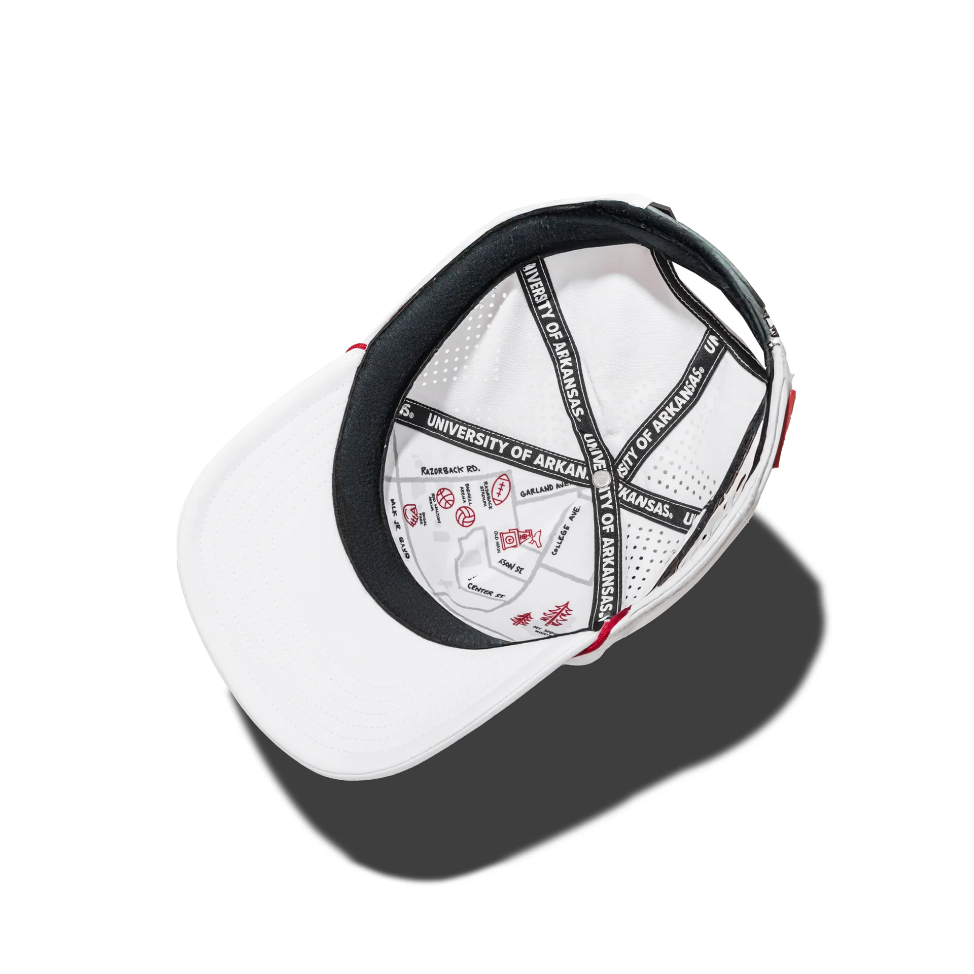 Product image 2 of 3 for Arkansas Razorbacks Arctic Snow Apex Hat