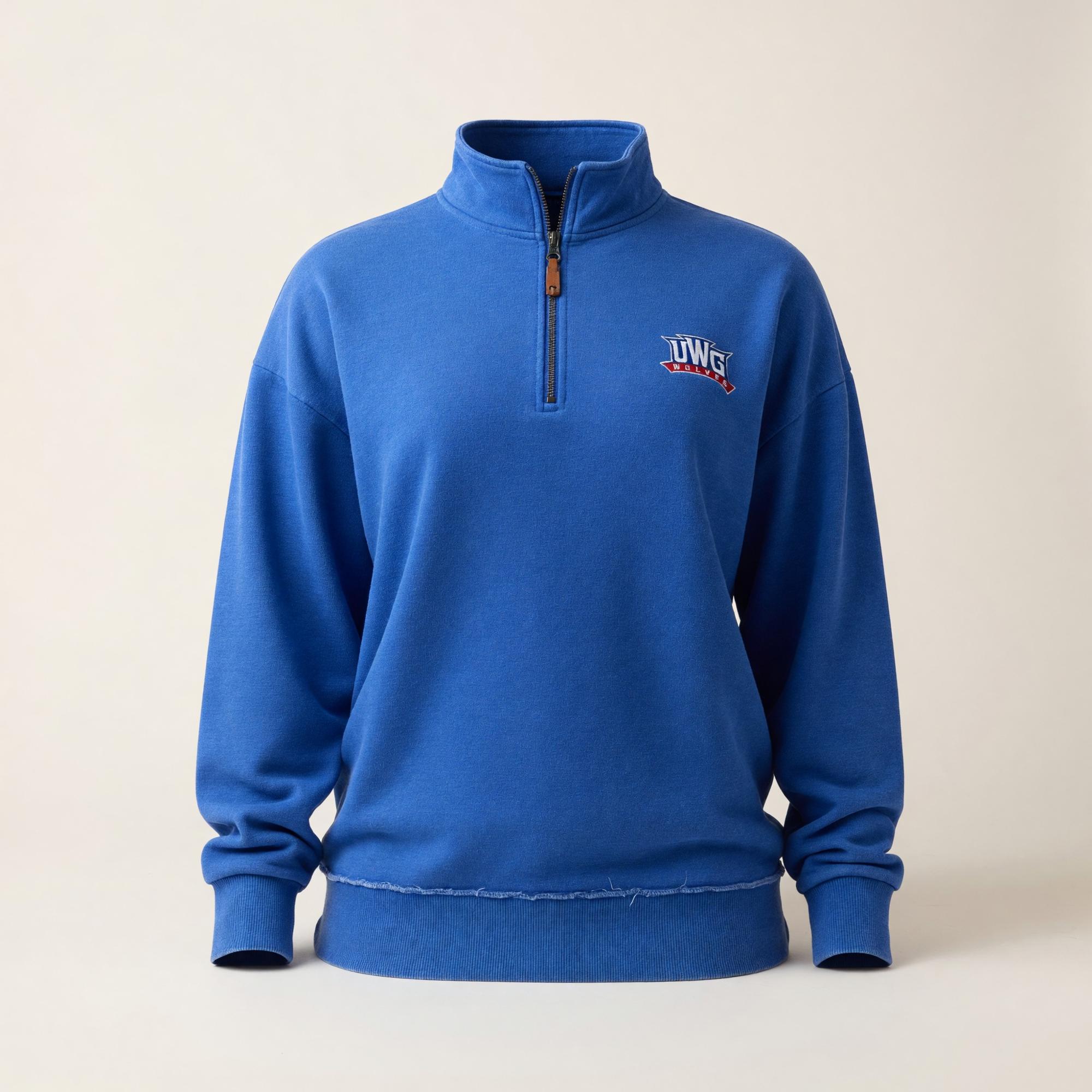 Product image 1 of 2 for ATHLETICS LOGO "NORTHFOLK SOJOURN" 1/4 VINTAGE FLEECE