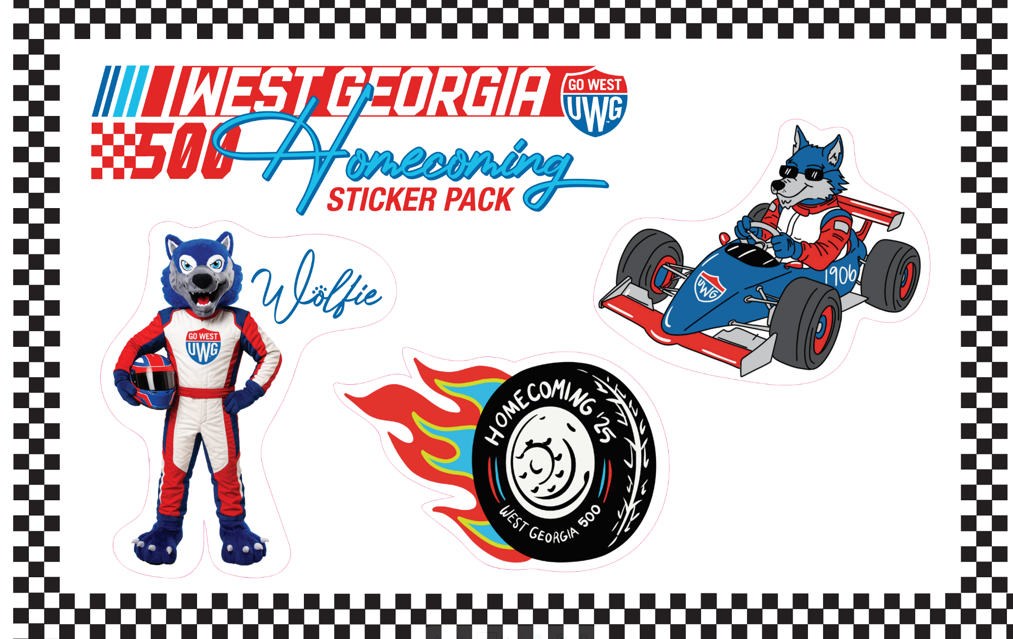 image of: HOMECOMING STICKER SHEET