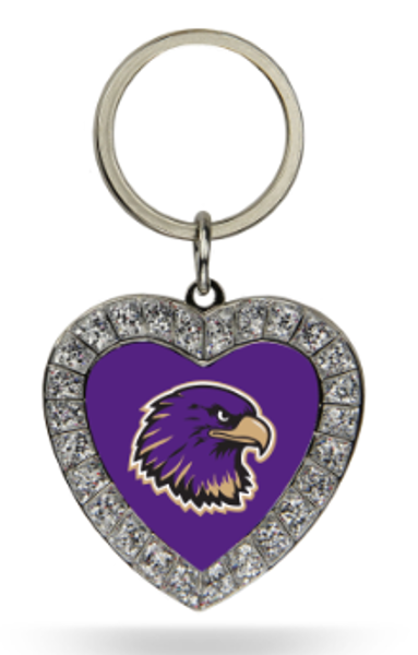 AU KEYCHAIN RHINESTONE HEART; $8.99