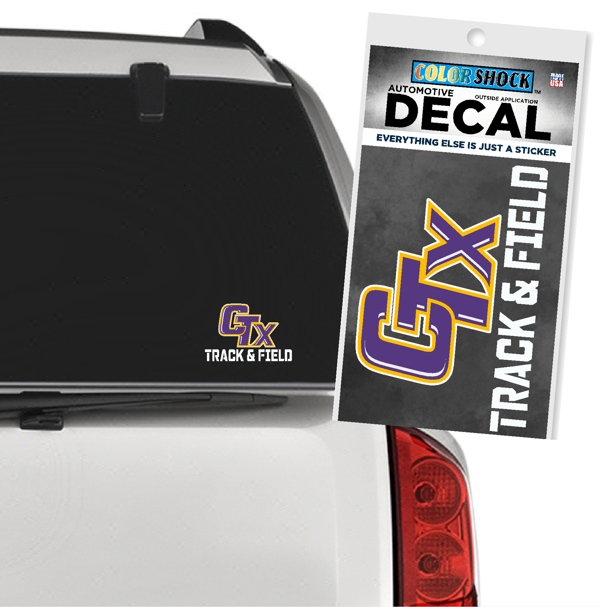 image of: CTX Track & Field Decal