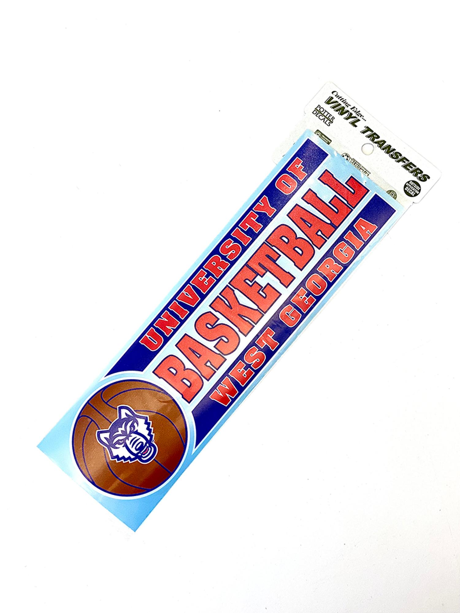 image of: POTTER UWG BASKTBALL STICKER