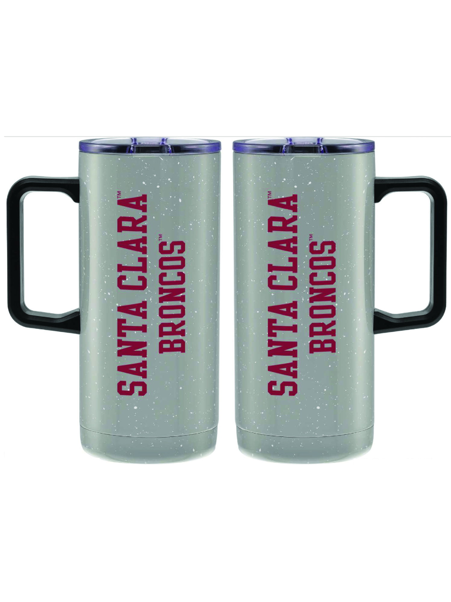 Product image 1 of 1 for Santa Clara Broncos 18oz Speckled Stainless Trail Mug