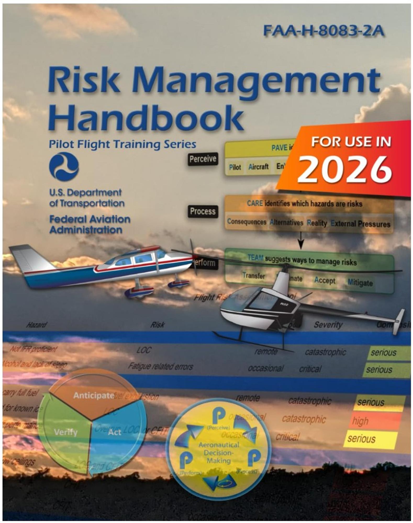 Cover image for Risk Management Handbook FAA-H-8083-2A
