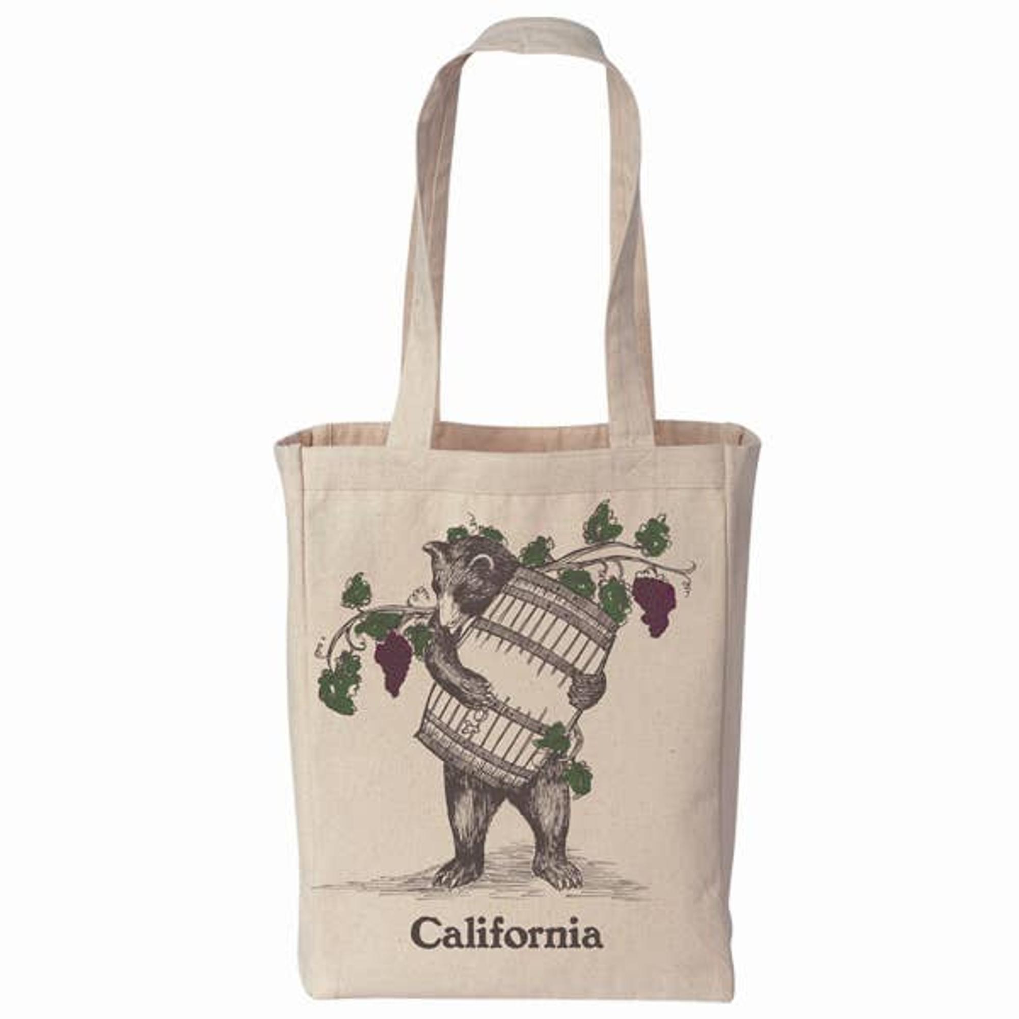 image of: SF Mercantile Wine Barrel Bear Tote Bag