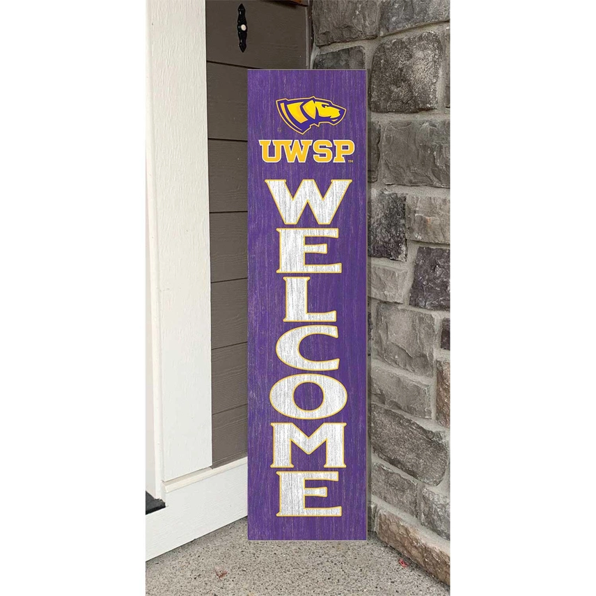 Product image 2 of 2 for UWSP Welcome Wooden Wall Leaner, 11x46 inches