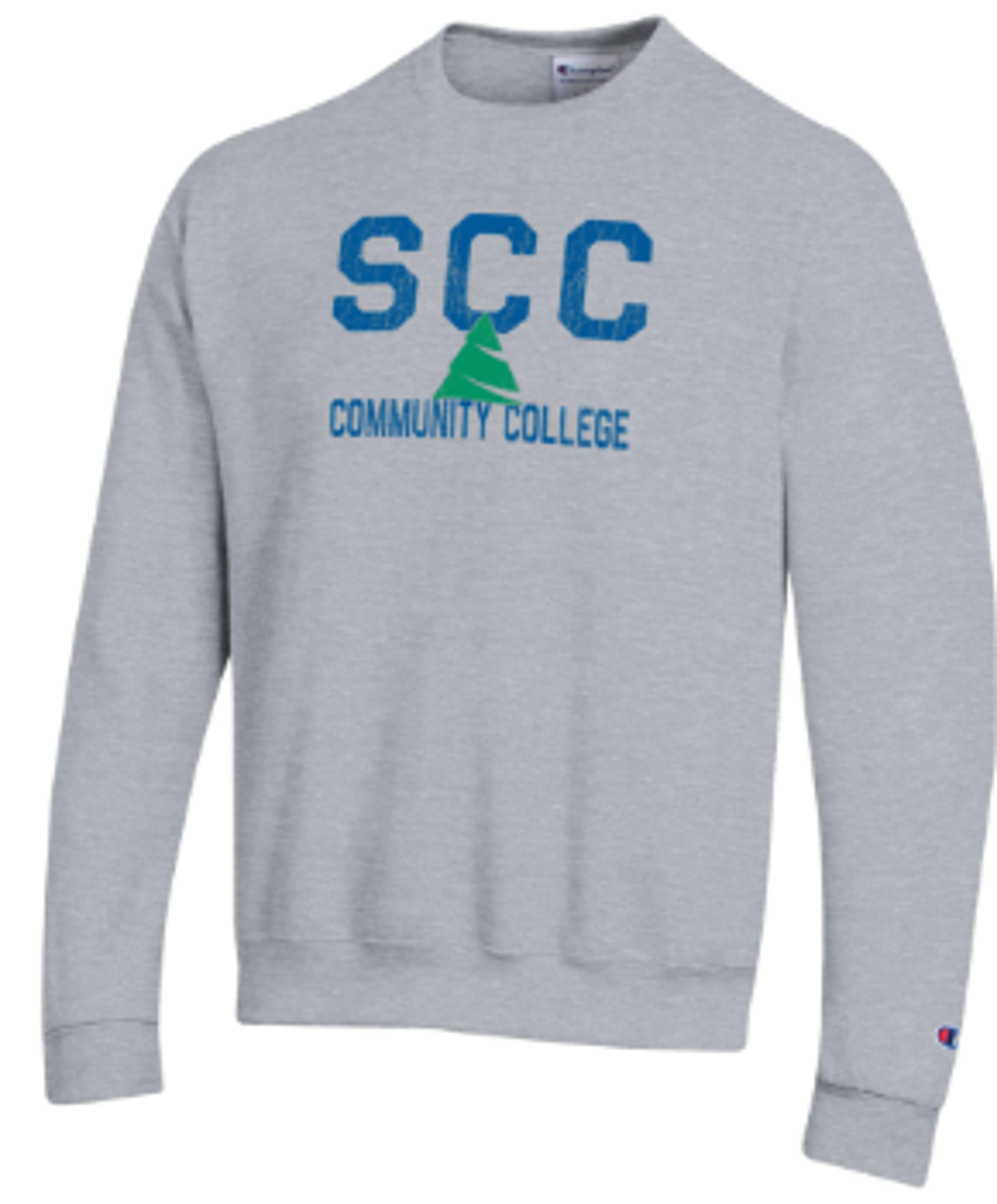 image of: SCC CREW SWEATSHIRT TREE GRY