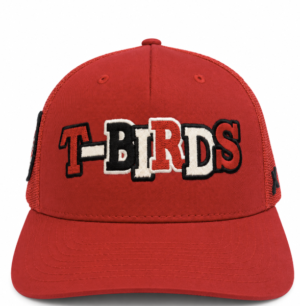 CAPX HAT  RED MIXED MEDIA T-BIRDS; $37.99