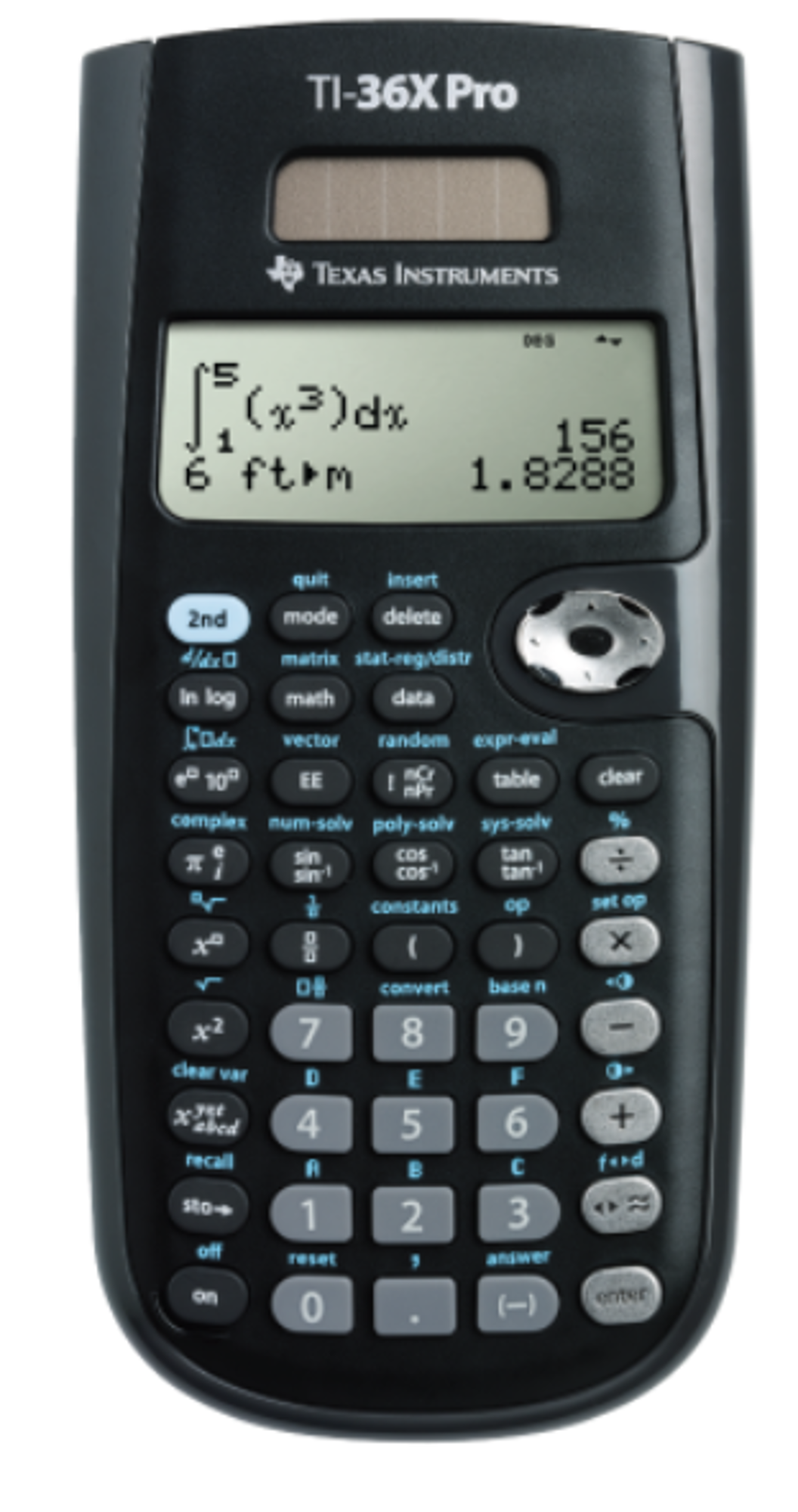 Product image 1 of 1 for CALCULATOR - TI 36X PRO SOLAR SCIENTIFIC BLACK