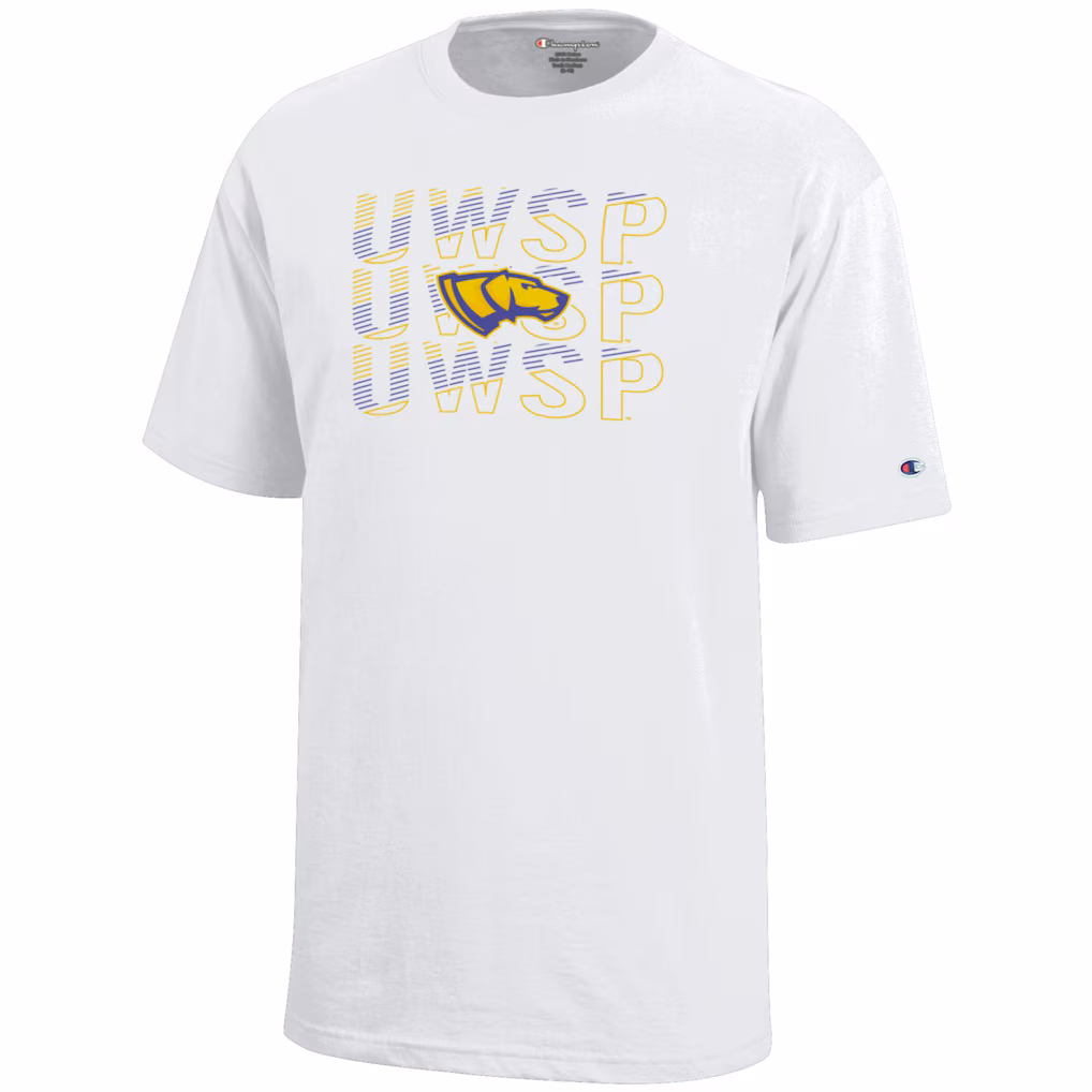 Product image 1 of 1 for University of Wisconsin Stevens Point Youth Short Sleeve Tee, White