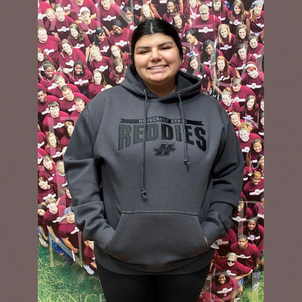Henderson State Reddies Sunbird Pullover Hoodie; $59.99