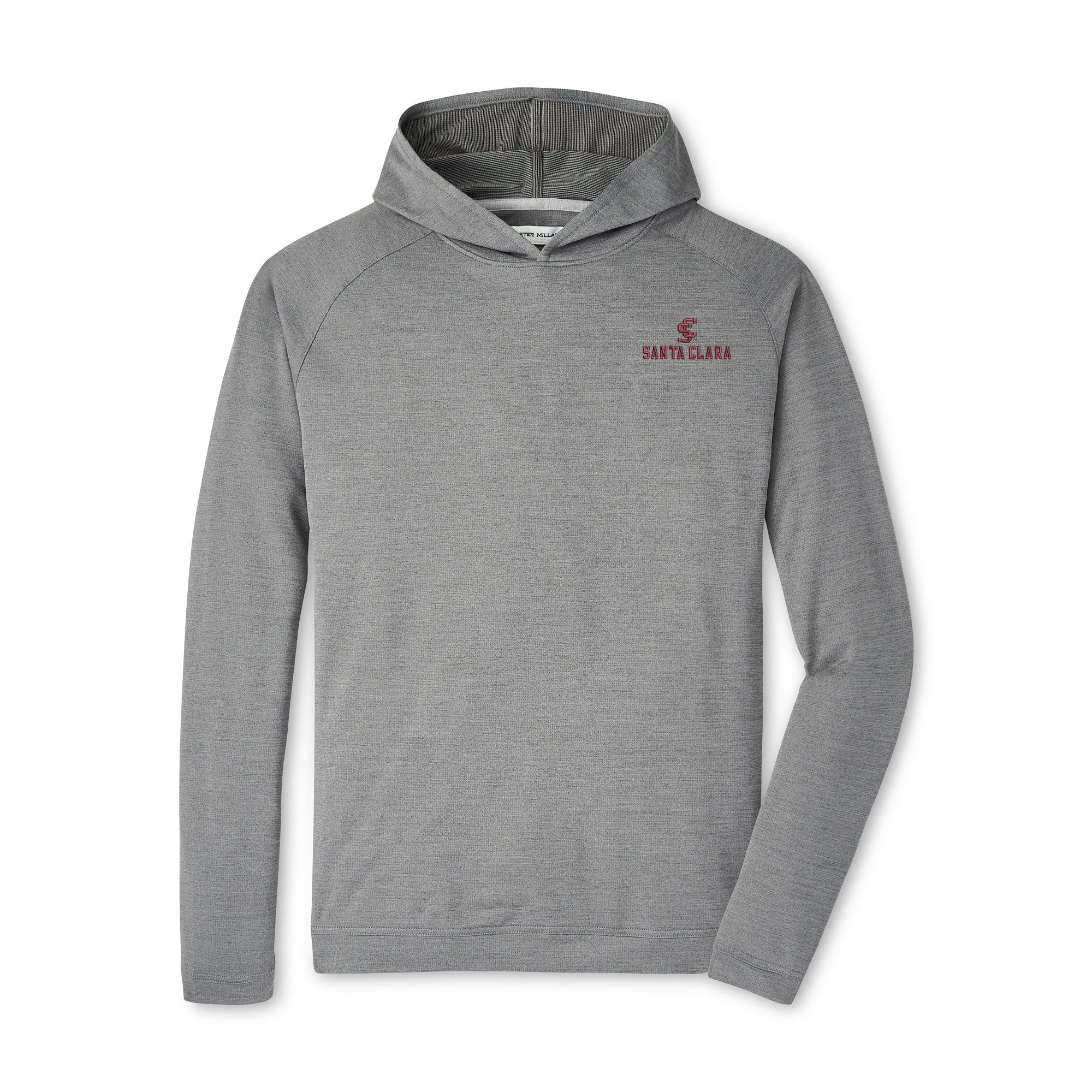 Product image 1 of 1 for Santa Clara Broncos Peter Millar Pine Performance Hoodie, Iron