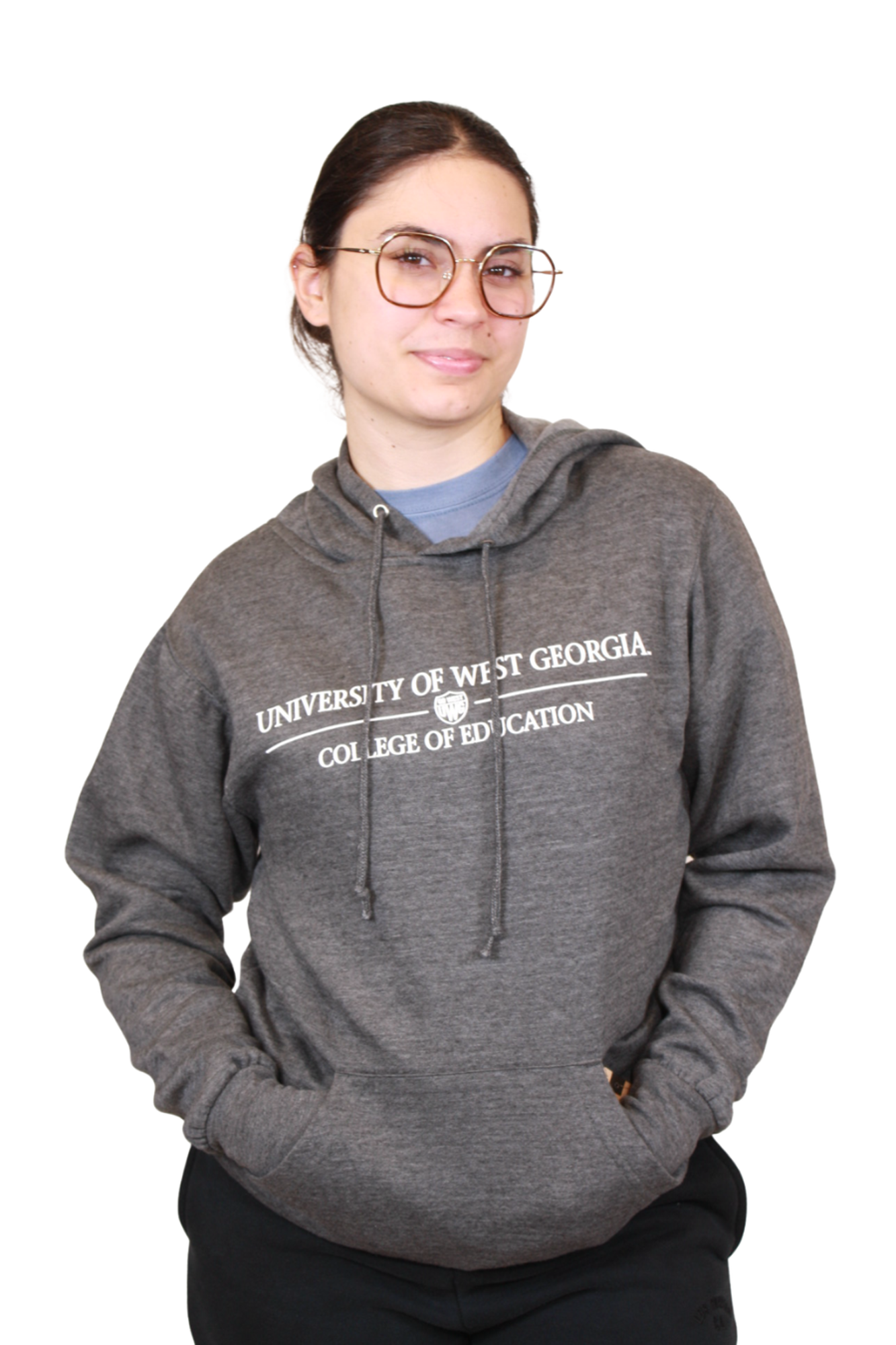 Product image 1 of 5 for COLLEGE OF EDUCATION SHIELD LOGO FUNDAMENTAL FLEECE HOOD