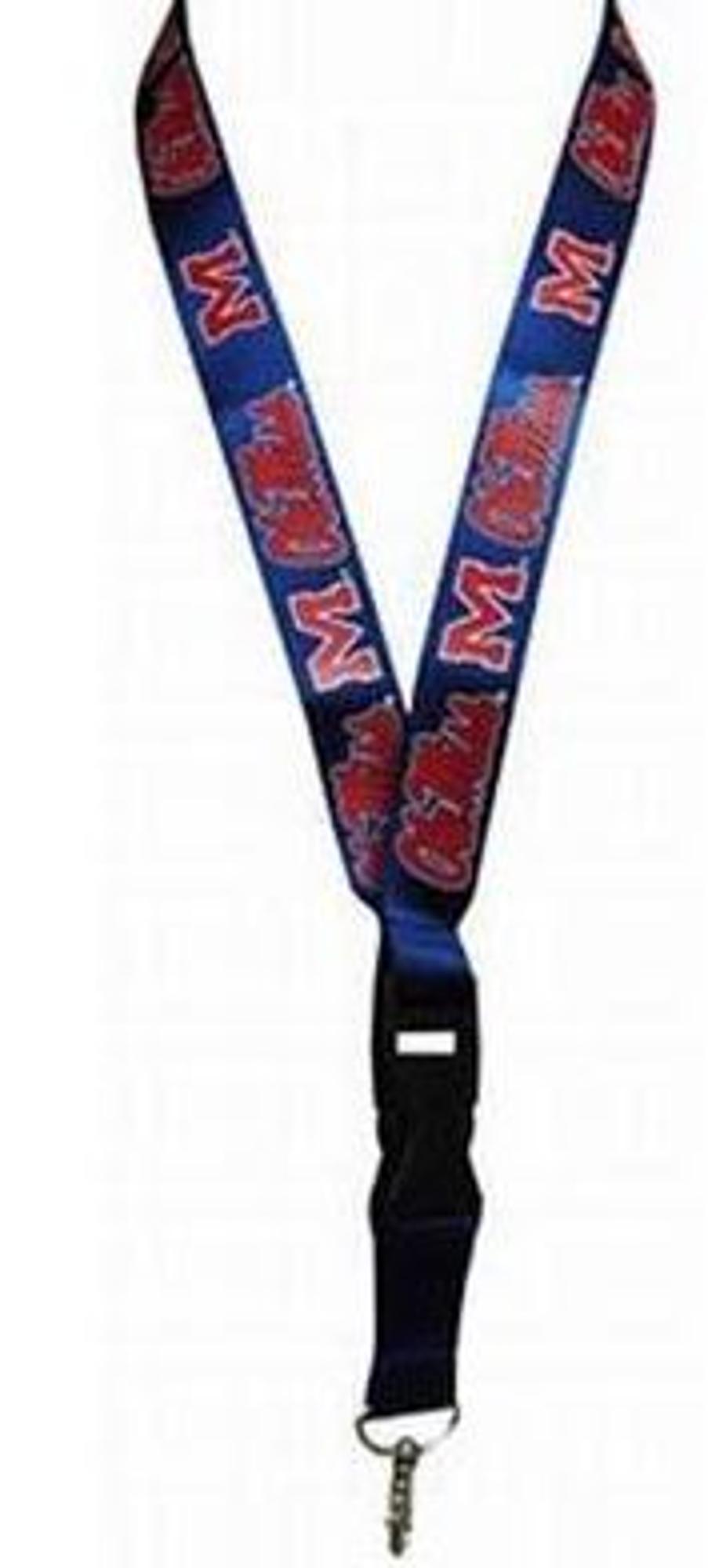 image of: Ole Miss Breakaway Detachable Lanyard Keyring