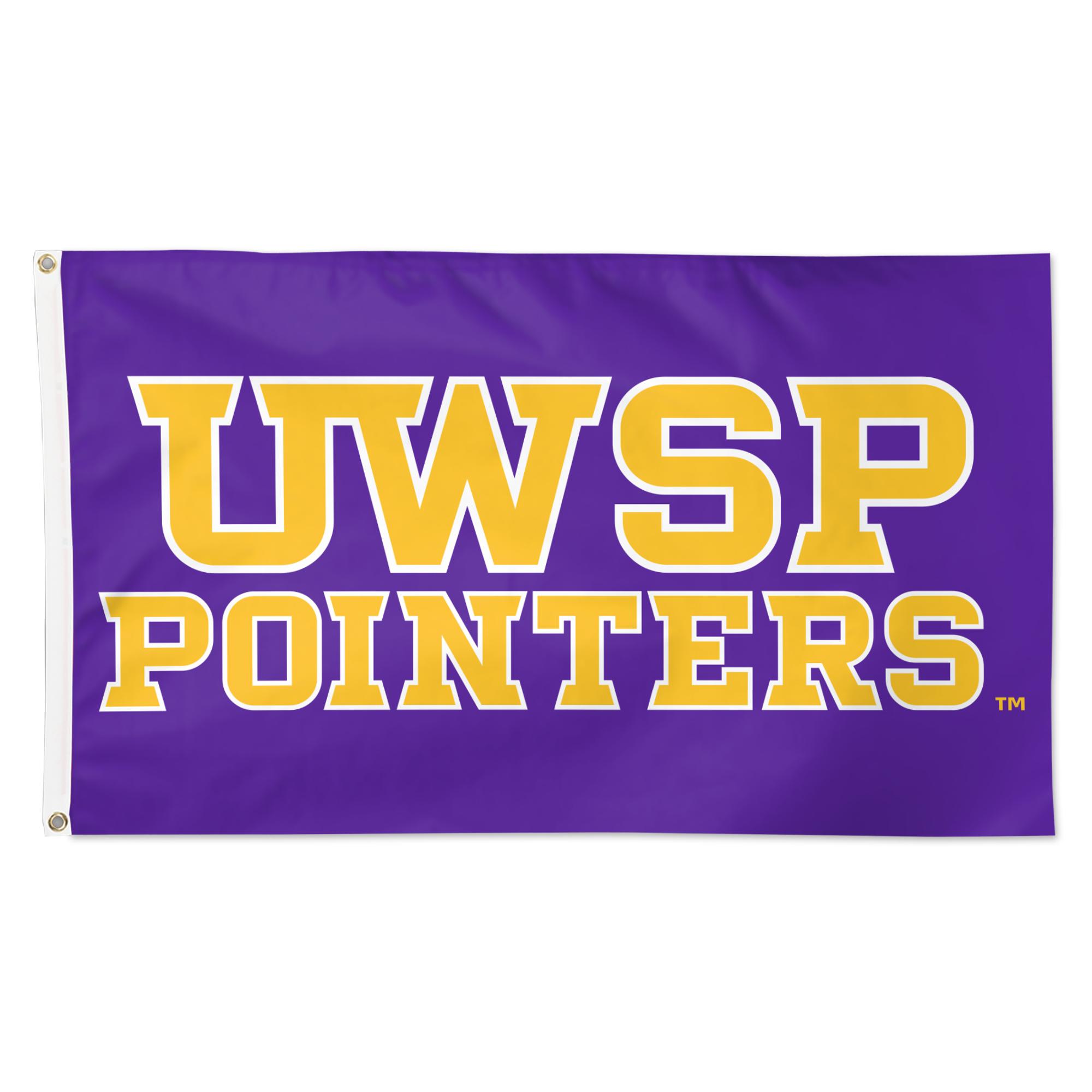 Product image 1 of 1 for UWSP Pointers Deluxe 3x5 Flag
