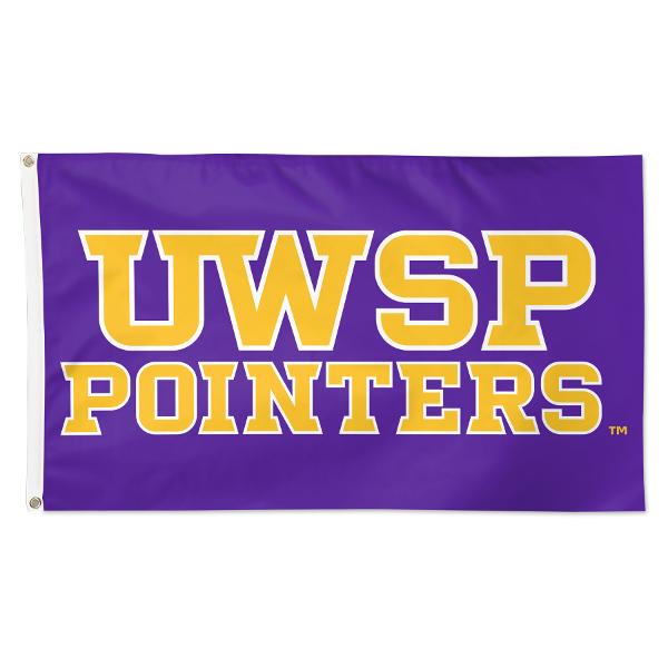 UWSP Pointers Deluxe 3x5 Flag; $59.98