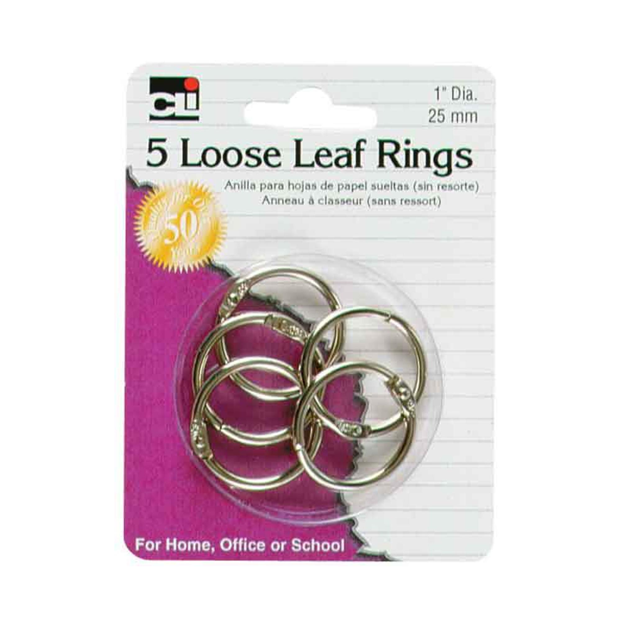 image of: RINGS LOOSELEAF 1" 5 PK