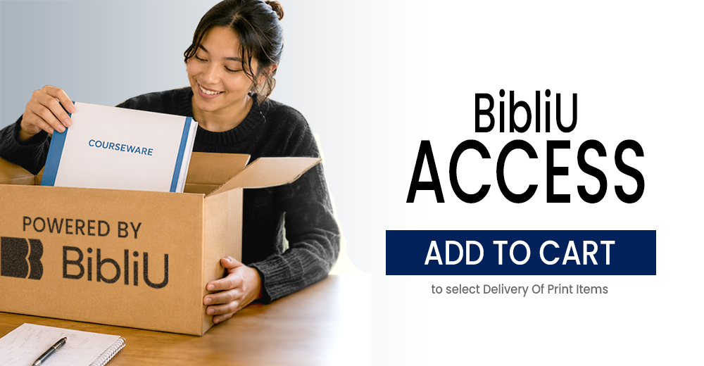 BibliU Access Print: Add to cart for delivery of print materials.