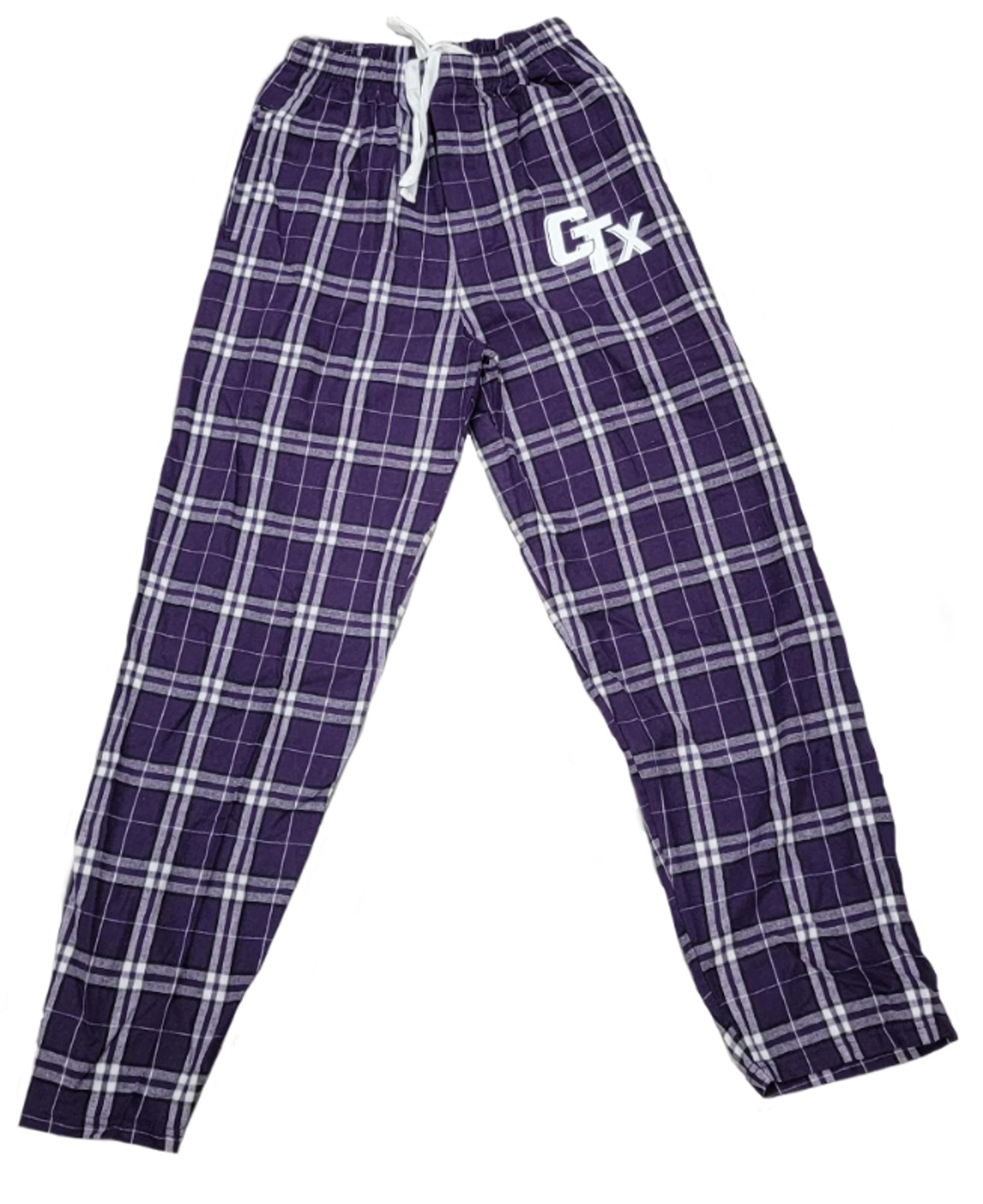 CTX Purple Flannel Plaid Pajama Pants