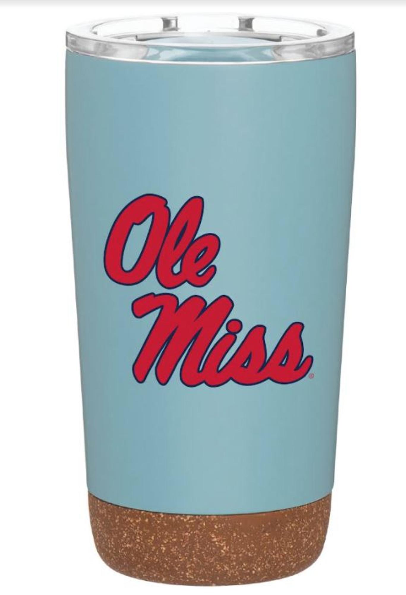 image of: Ole Miss Levi Stainless Steel Tumbler Pacific Blue 16oz
