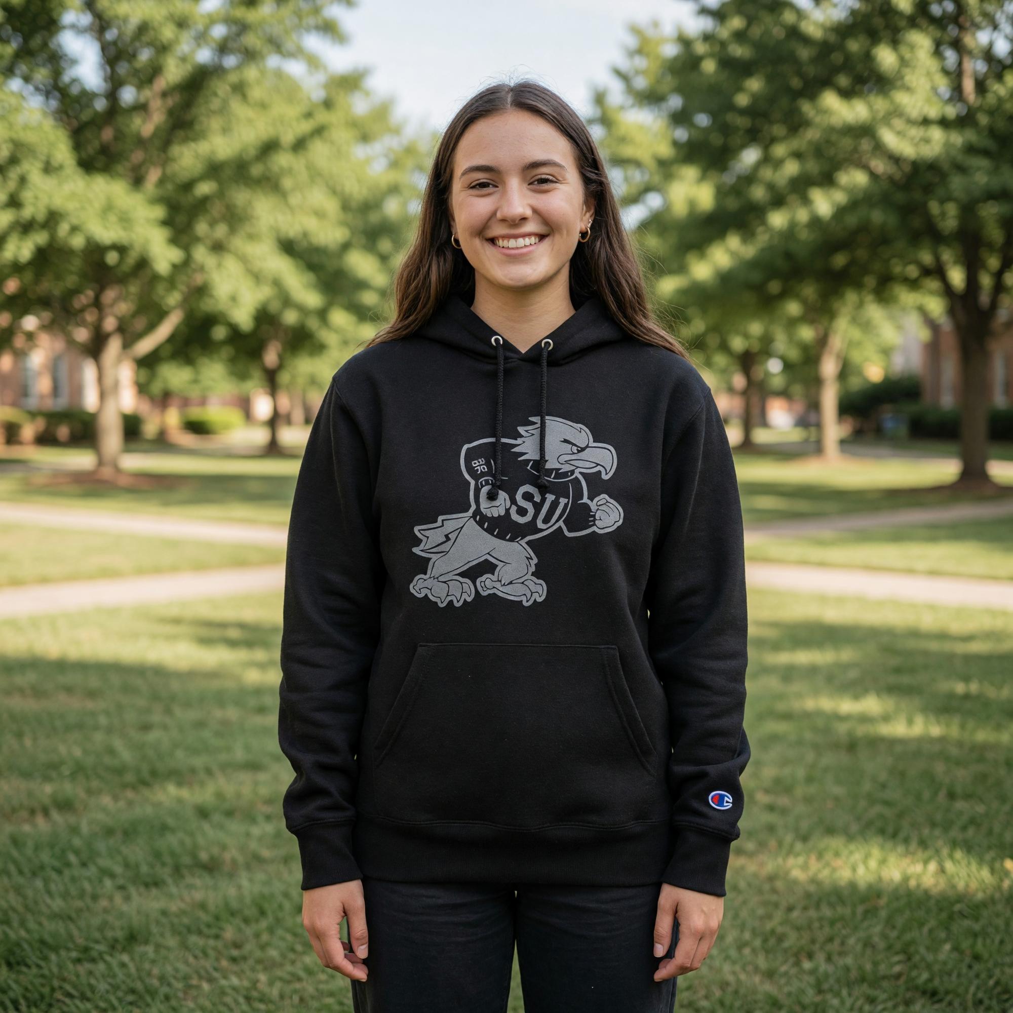 Product image 2 of 2 for CHAMPION HOOD BLACK FIGHTING BIRD