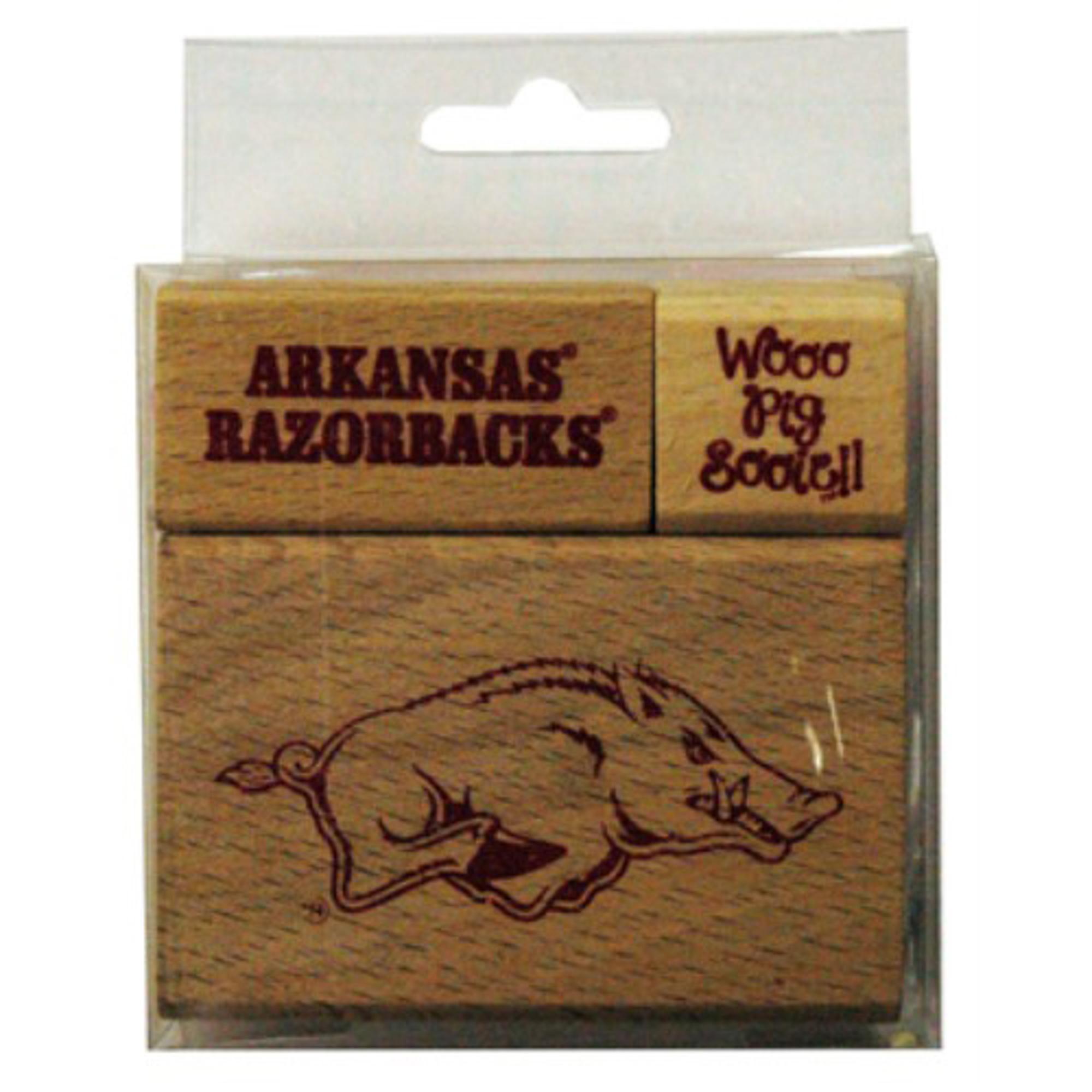 image of: Arkansas Razorbacks Stamps - Rubber