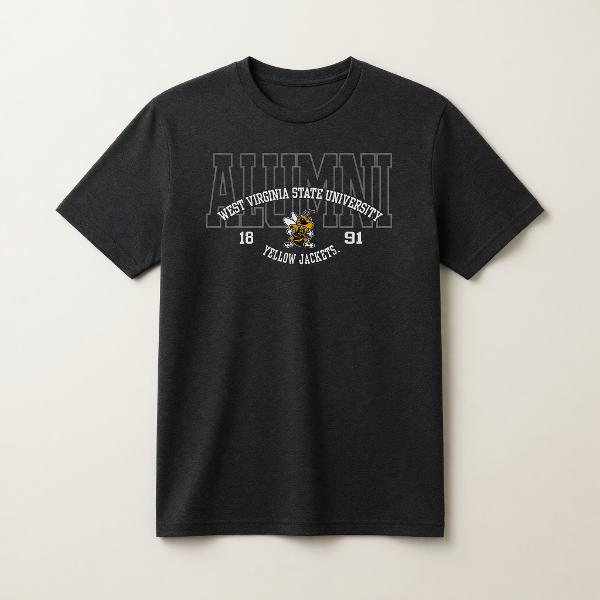 Tee - Blue 84 Vintage Black "Alumni"; $29.99