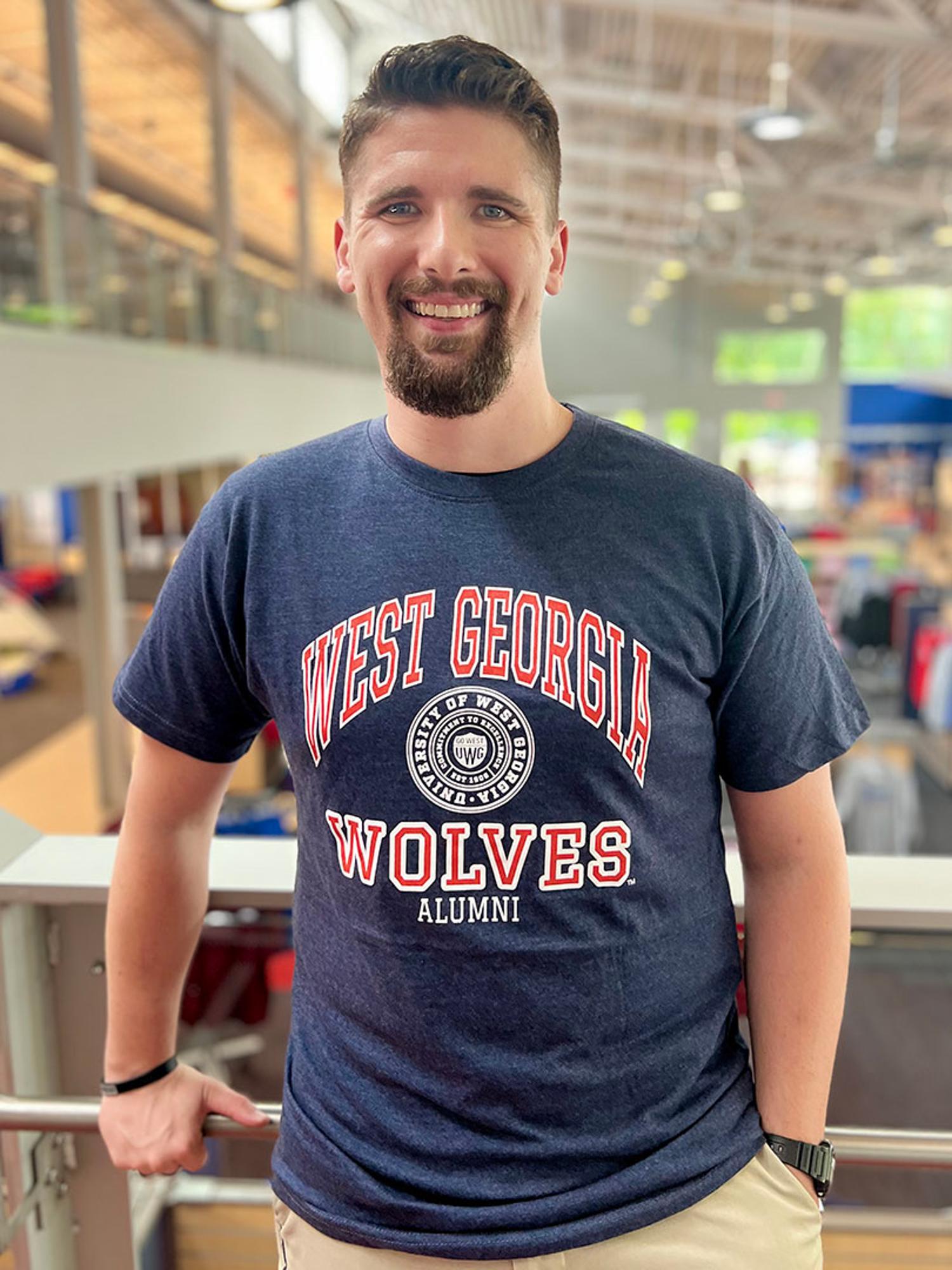 image of: WEST GA WOLVES ALUMNI VINTAGE SEAL SUSTAINABLE TEE