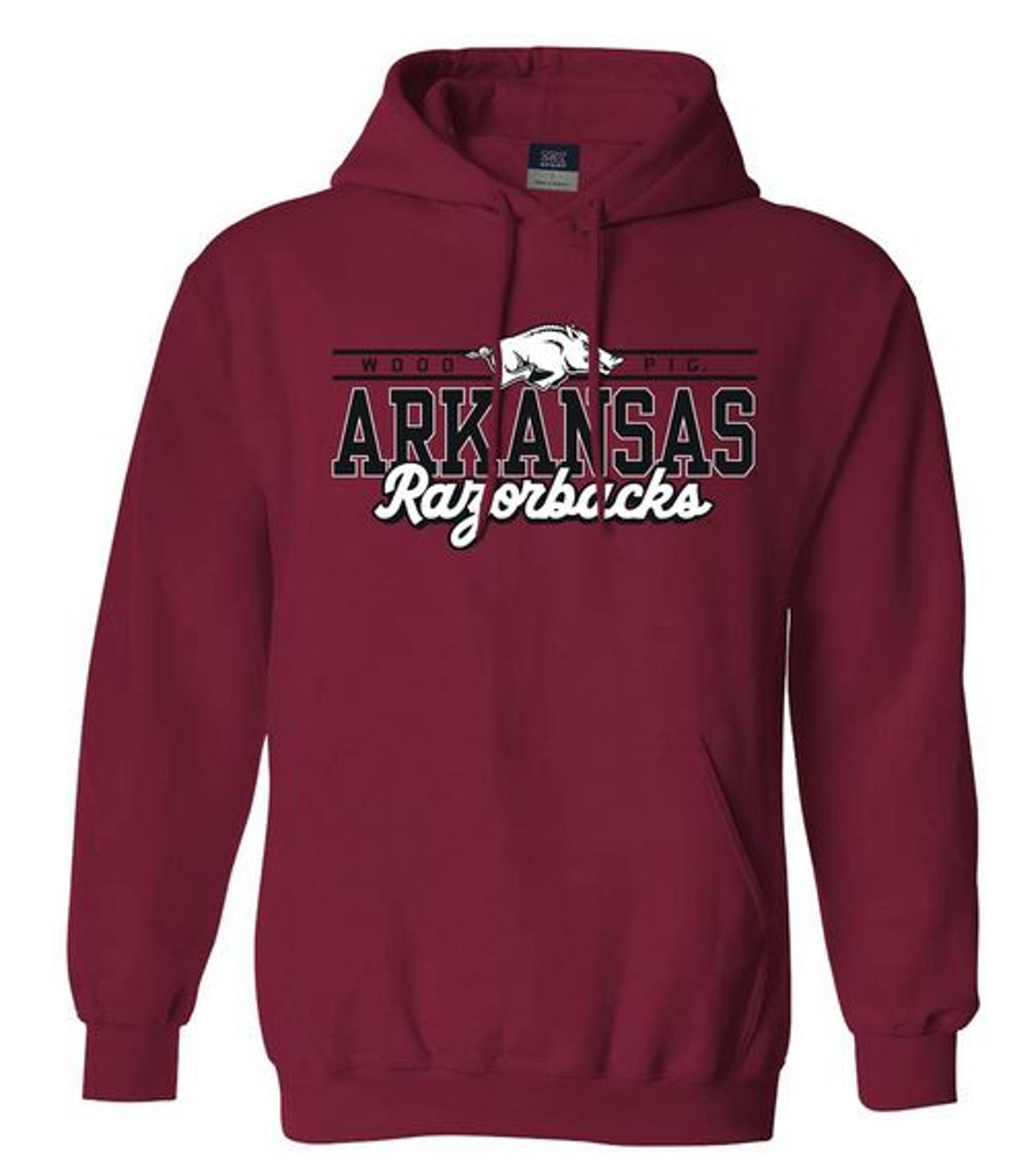 image of: Arkansas Razorbacks Comfort Fleece Hoodie